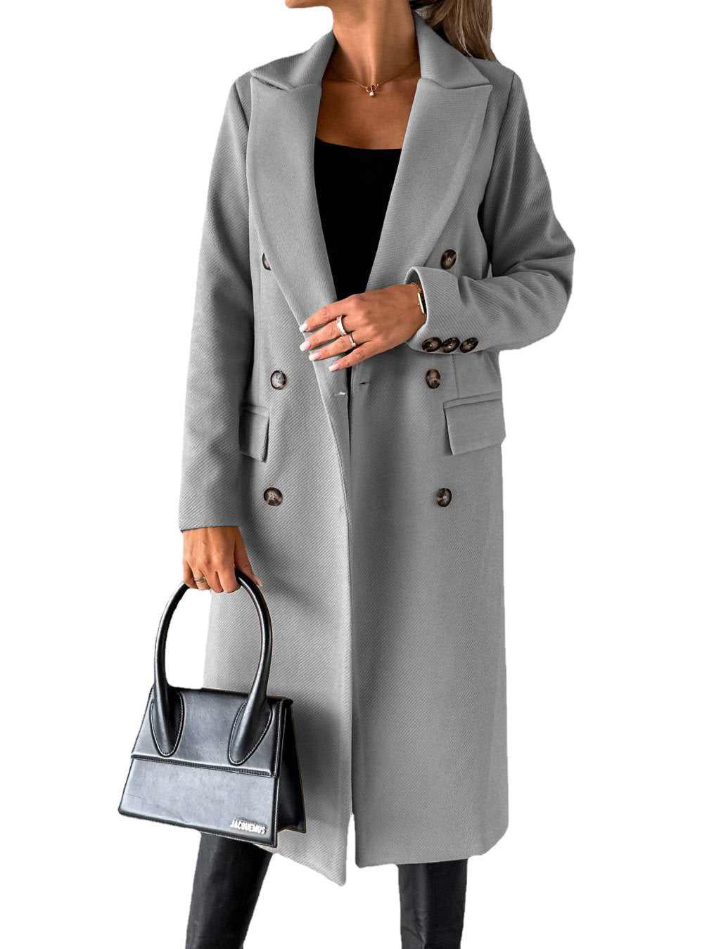 TailorTrench – Manteau Long Élégant