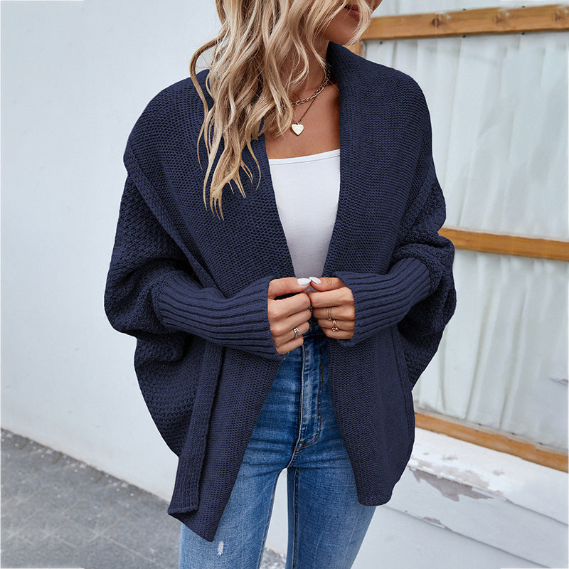 BatWing Cozy – Cardigan Oversize d’Hiver
