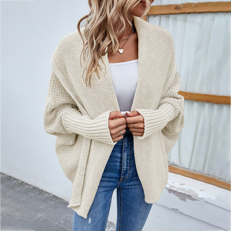BatWing Cozy – Cardigan Oversize d’Hiver