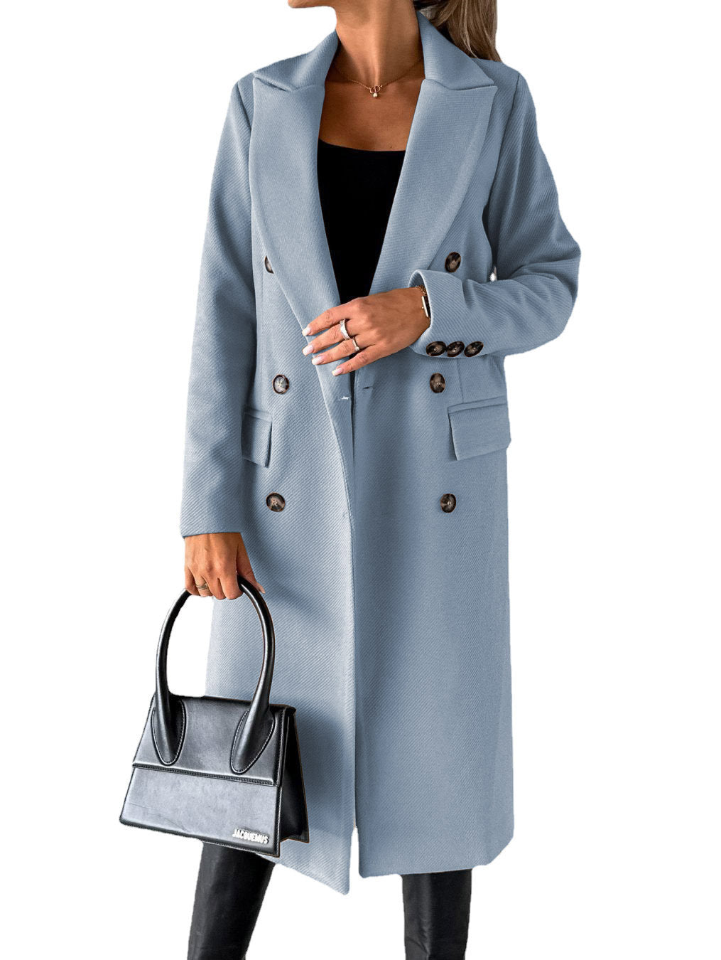 TailorTrench – Manteau Long Élégant