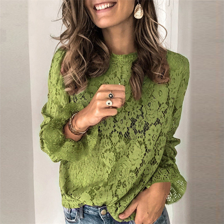 Minuit Lace – Chemisier Romantique