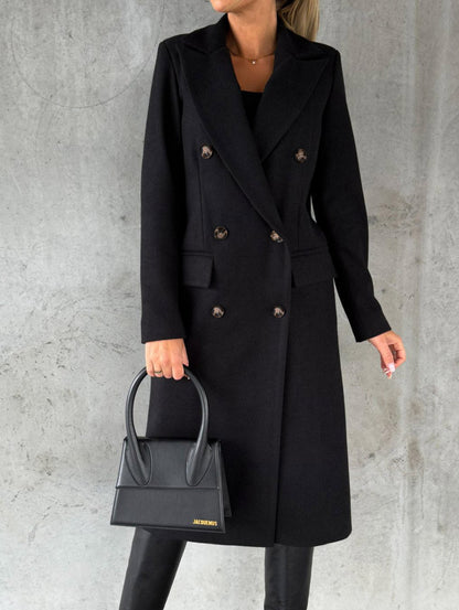 TailorTrench – Manteau Long Élégant