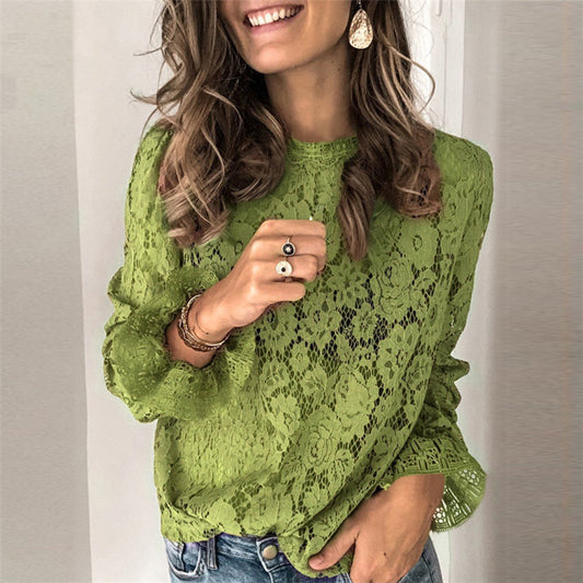 Minuit Lace – Chemisier Romantique