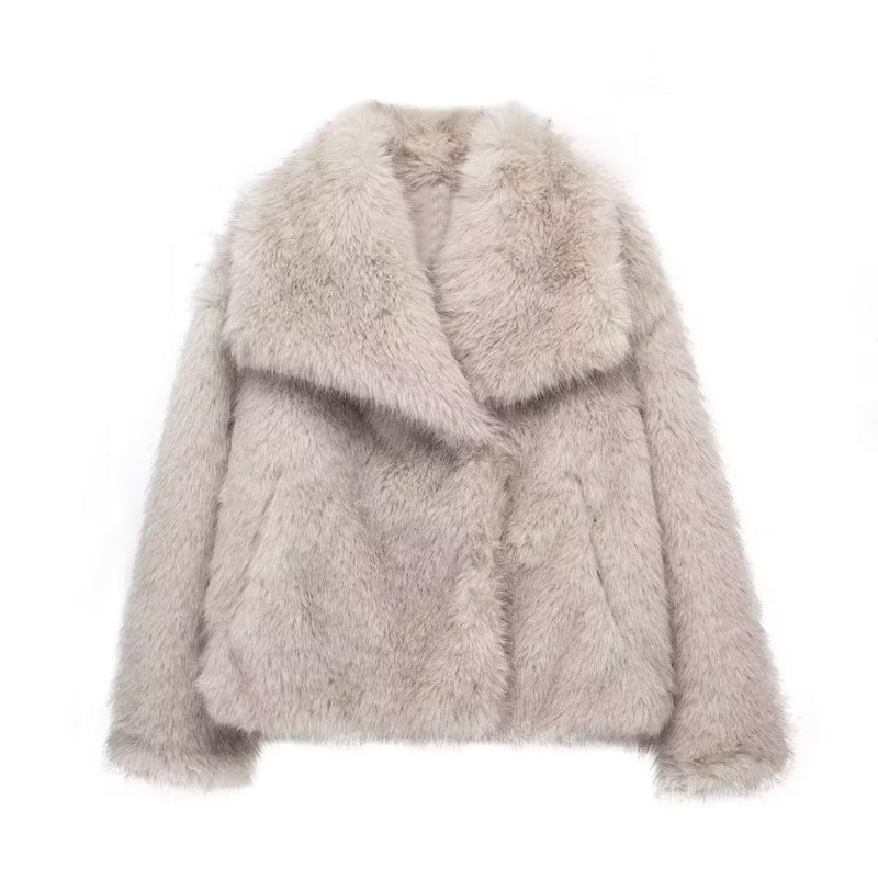 Veste Fausse Fourrure Chic